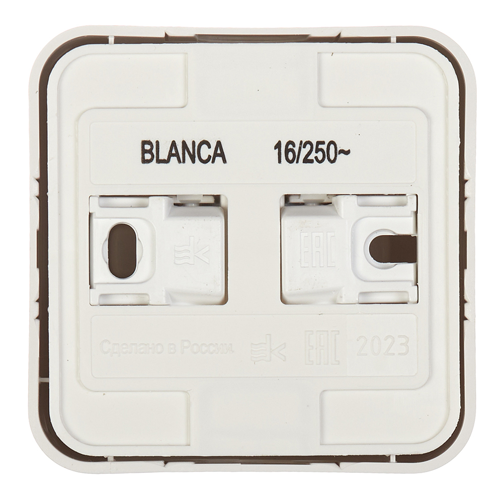 Розетка Systeme Electric Blanca накладная белая (BLNRA010111)