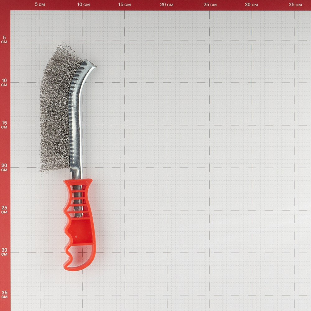 Корщетка ручная Hesler металлическая 265 мм с пластиковой ручкой