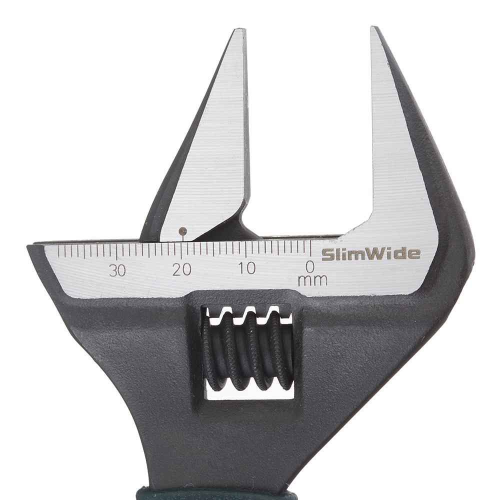 Ключ разводной с тонкими губками Kraftool Professional 200 мм двухкомпонентная рукоятка