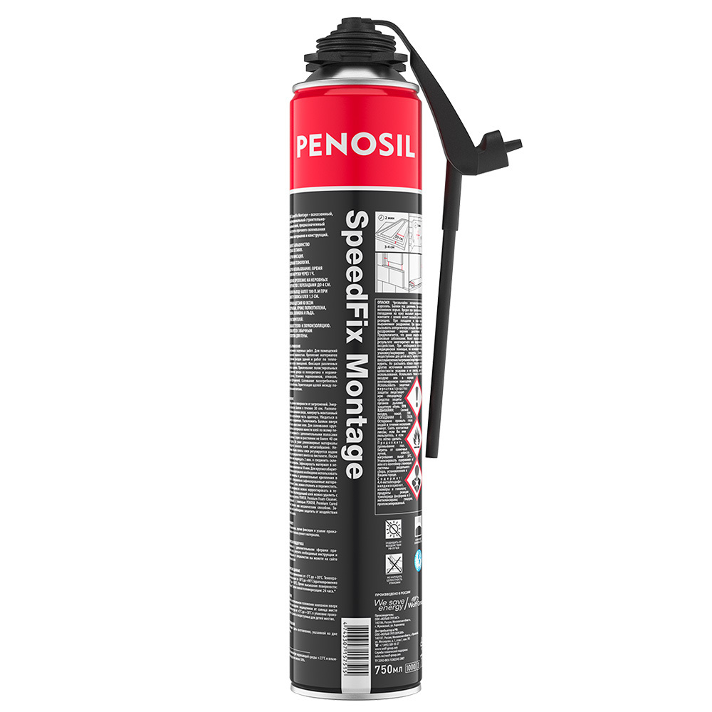 Клей-пена универсальная профессиональная Penosil SpeedFix Montage/BondPro Construction 878 750 мл