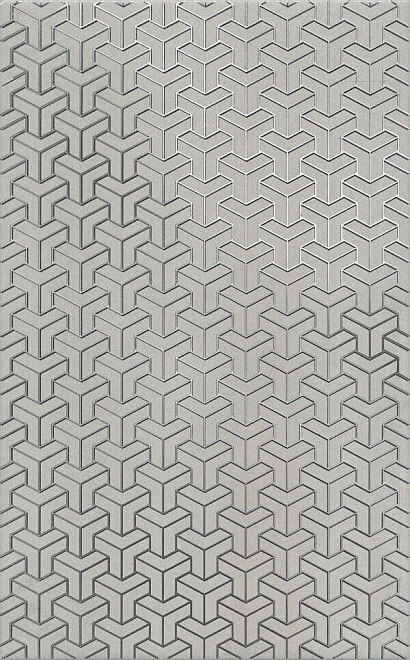 Плитка декор Kerama Marazzi Ломбардиа серая 400x250x8 мм