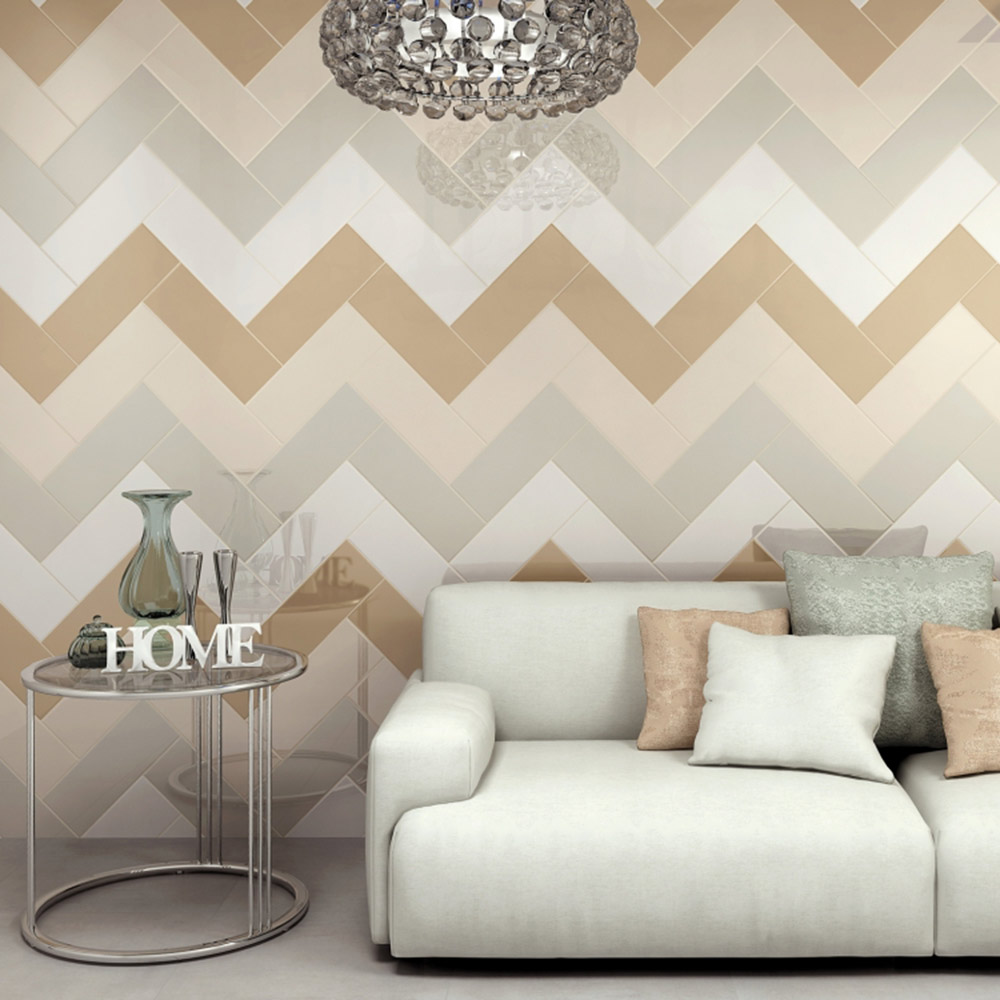Плитка облицовочная Kerama Marazzi Вилланелла серая светлая 400x150x8 мм (22 шт.=1,32 кв.м)
