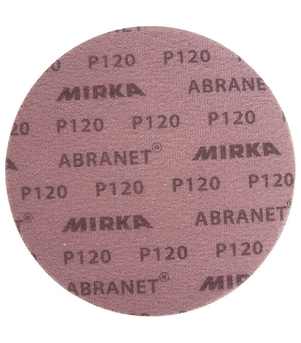 Диск шлифовальный Mirka Abranet d225 мм P120 на липучку сетчатая основа (3 шт.) (5422302512)