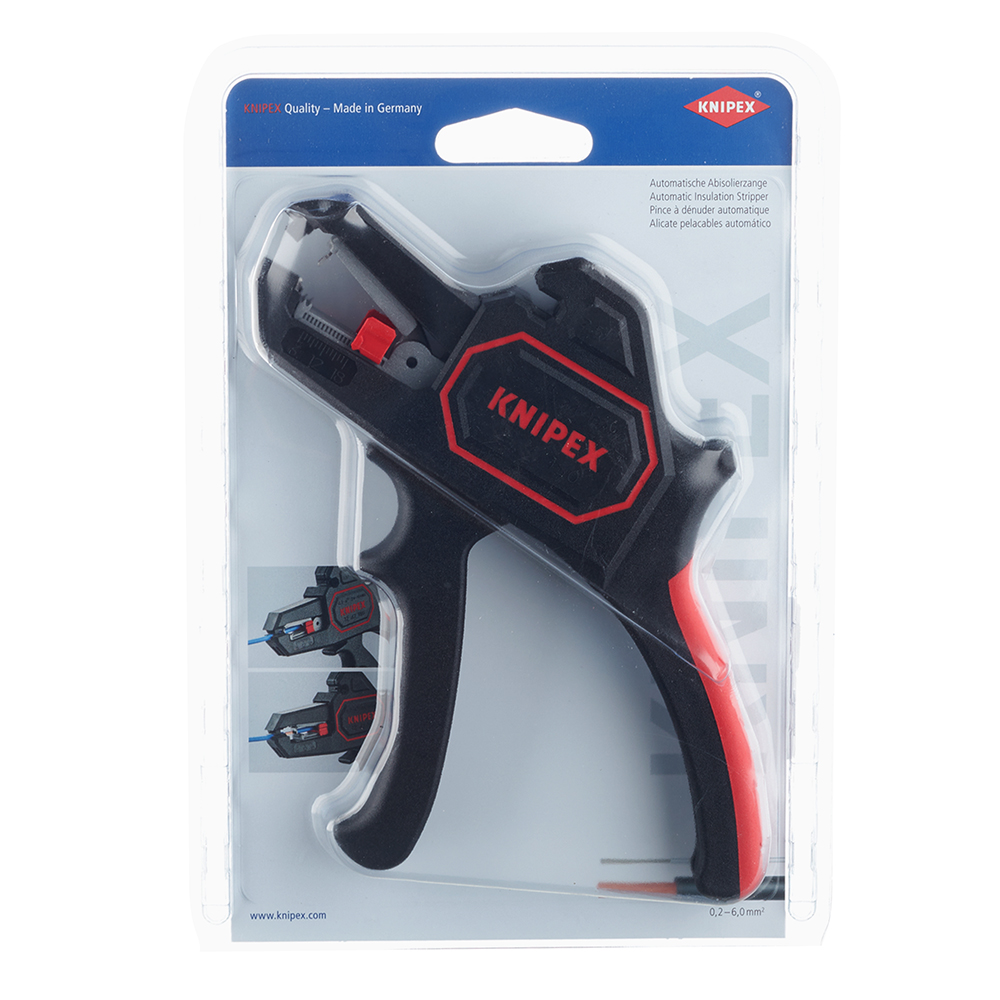 Стриппер сечение 0,2-6 кв.мм Knipex для удаления изоляции (KN-1262180SB)