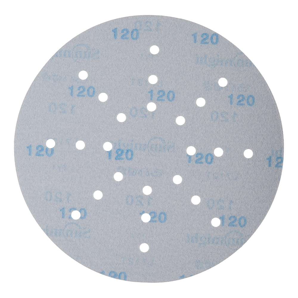 Диск шлифовальный Sunmight Ceramic d225 мм P120 на липучку пленочная основа (3 шт.) (5422302512)