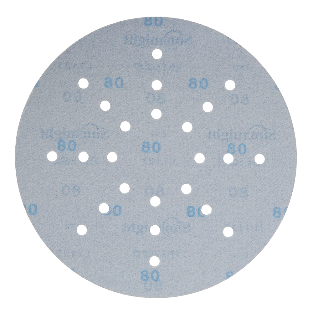 Диск шлифовальный Sunmight Ceramic d225 мм P80 на липучку пленочная основа (3 шт.) (78006R3)
