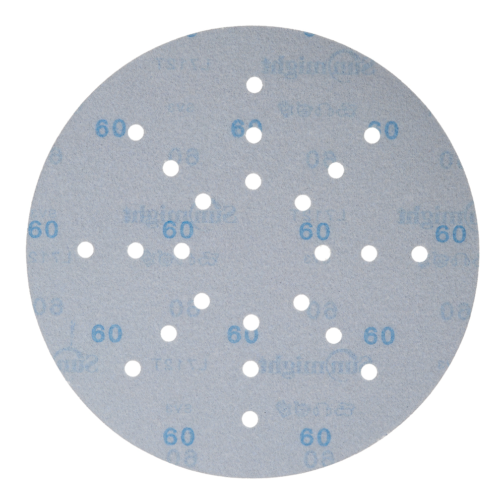 Диск шлифовальный Sunmight Ceramic d225 мм P60 на липучку пленочная основа (3 шт.) (78005R3)