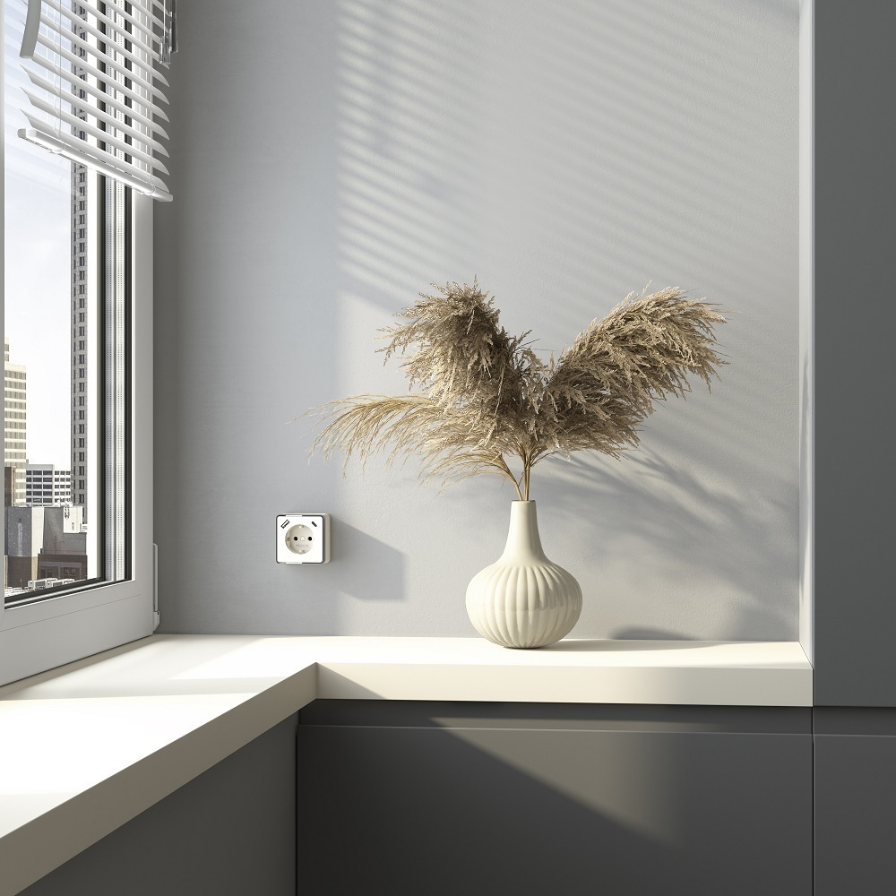 Розетка Werkel Gallant накладная слоновая кость со шторками с USB-A/ Type-C (a057699)