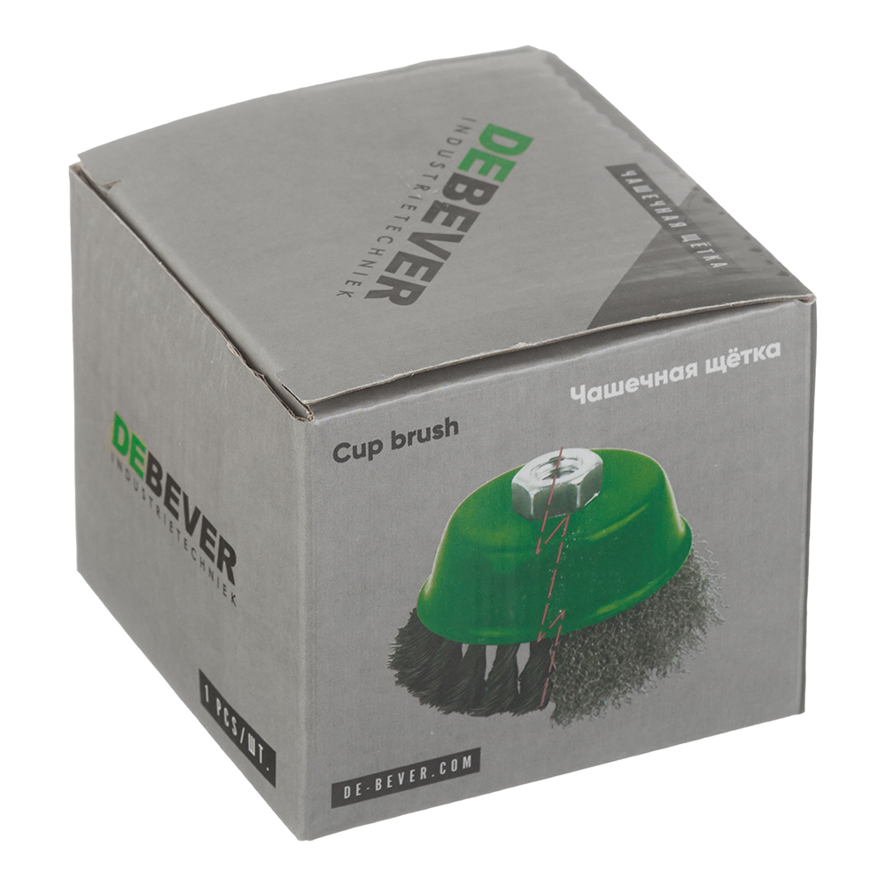 Корщетка для УШМ и УПМ Debever мягкая чашеобразная d75 мм М14 сталь