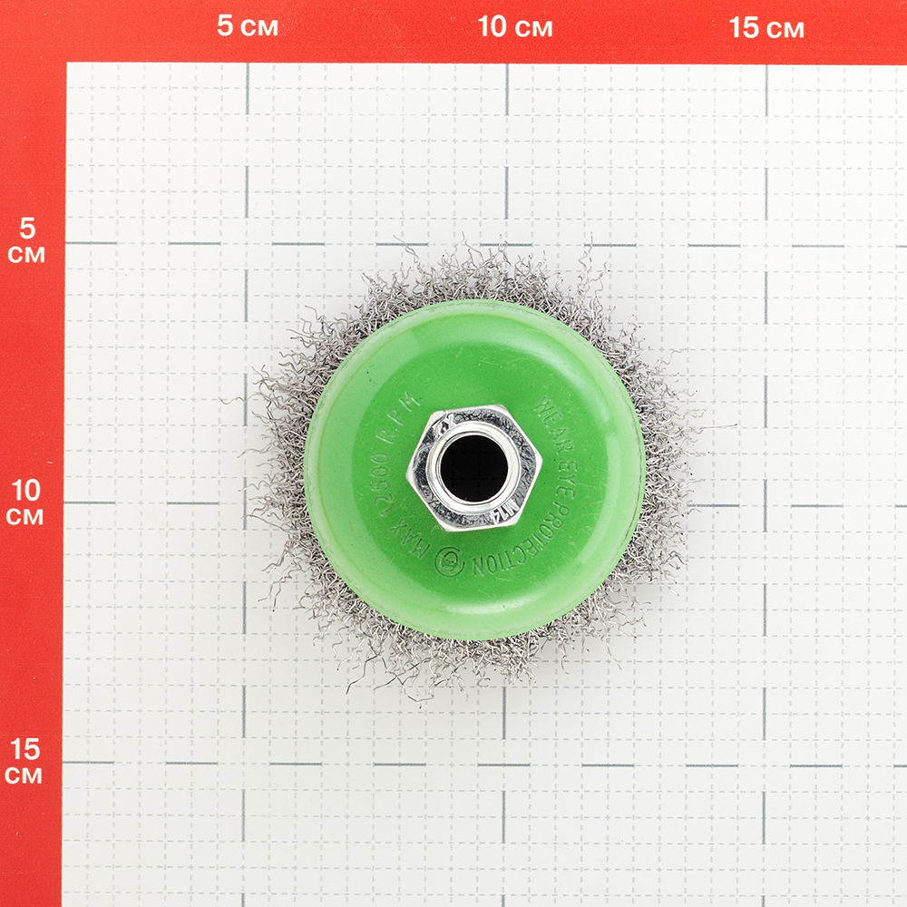 Корщетка для УШМ и УПМ Debever мягкая чашеобразная d75 мм М14 сталь