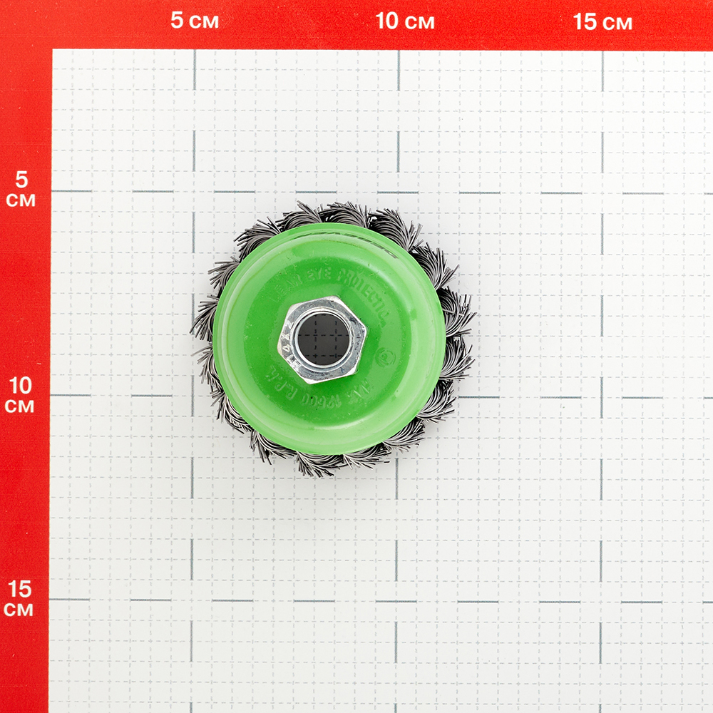 Корщетка для УШМ и УПМ Debever витая жесткая чашеобразная d65 мм М14 сталь