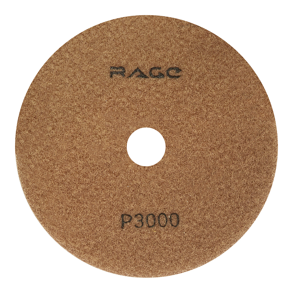 Круг алмазный шлифовальный по камню Rage by Vira гибкий d125 мм P3000 для мокрого шлифования