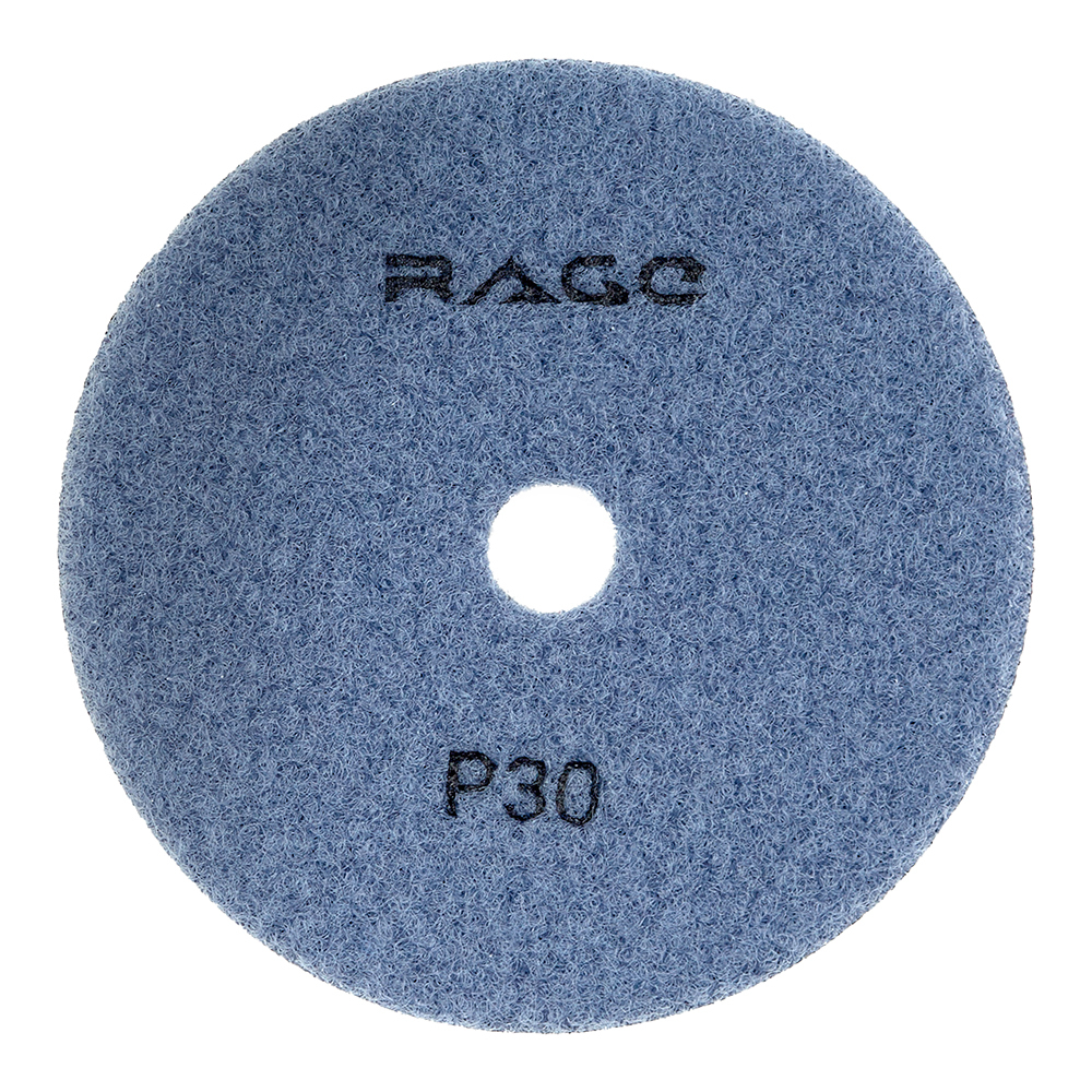 Круг алмазный шлифовальный по камню Rage by Vira гибкий d100 мм P30 для сухого шлифования