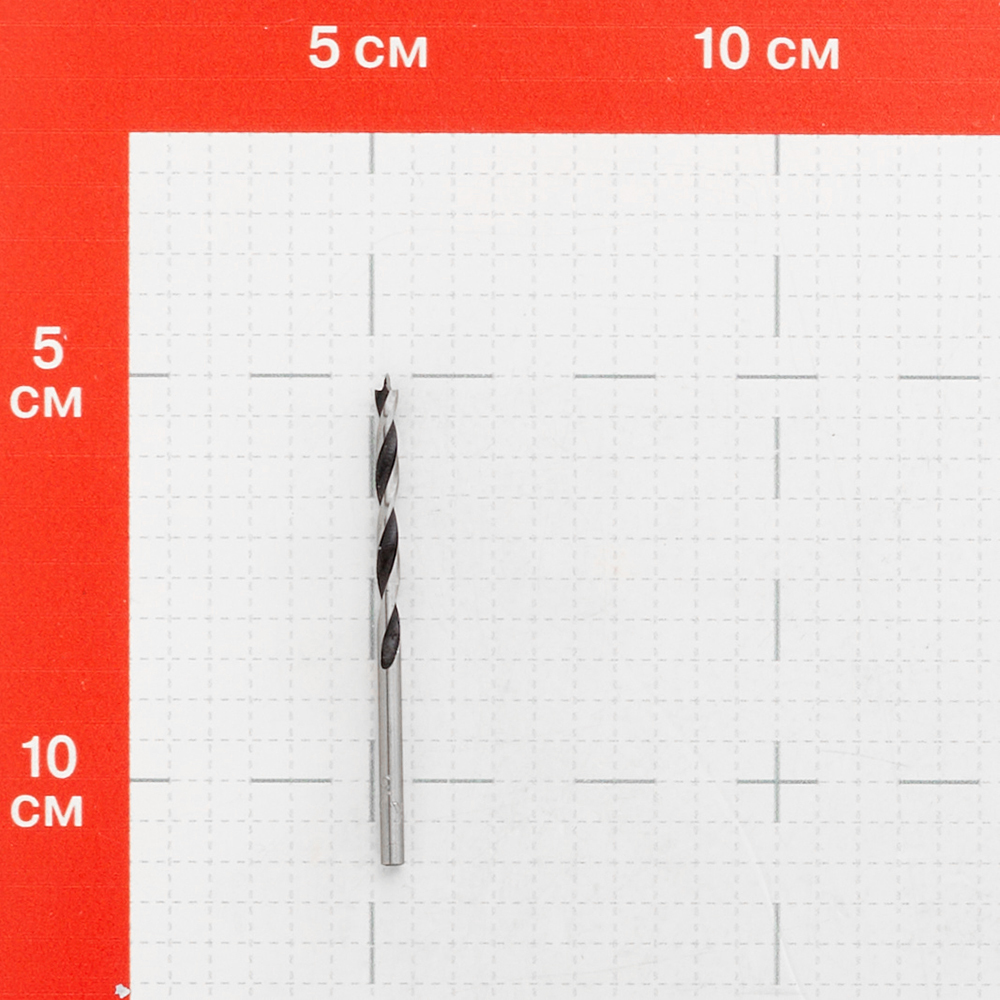 Сверло по дереву спиральное КМ 3х60 мм (966064)