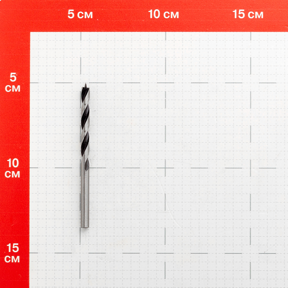 Сверло по дереву спиральное КМ 5х85 мм (966066)