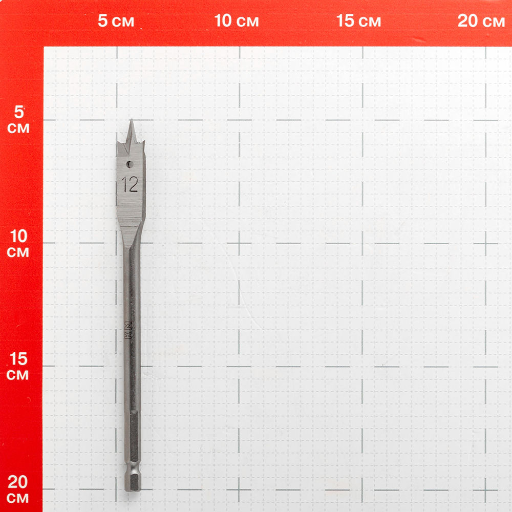 Сверло по дереву перьевое КМ 12х152 мм (966061)