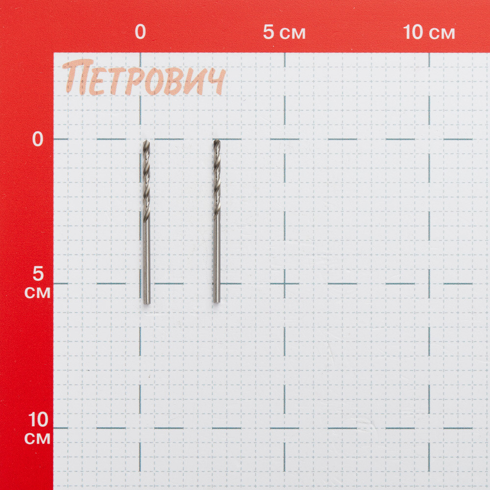 Сверло по металлу спиральное Rage by Vira 2,5х57 мм (2 шт.) (552069)