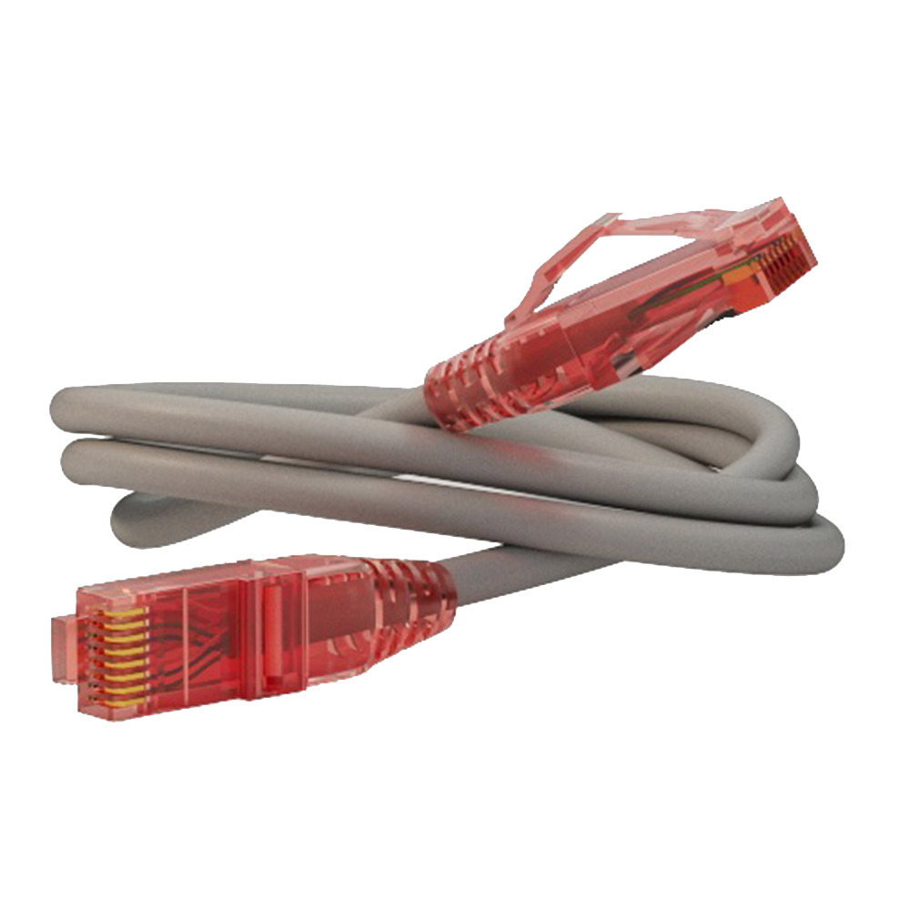 Патч-корд компьютерный Hyperline RJ45 CAT5е (5 м) серый (42301)