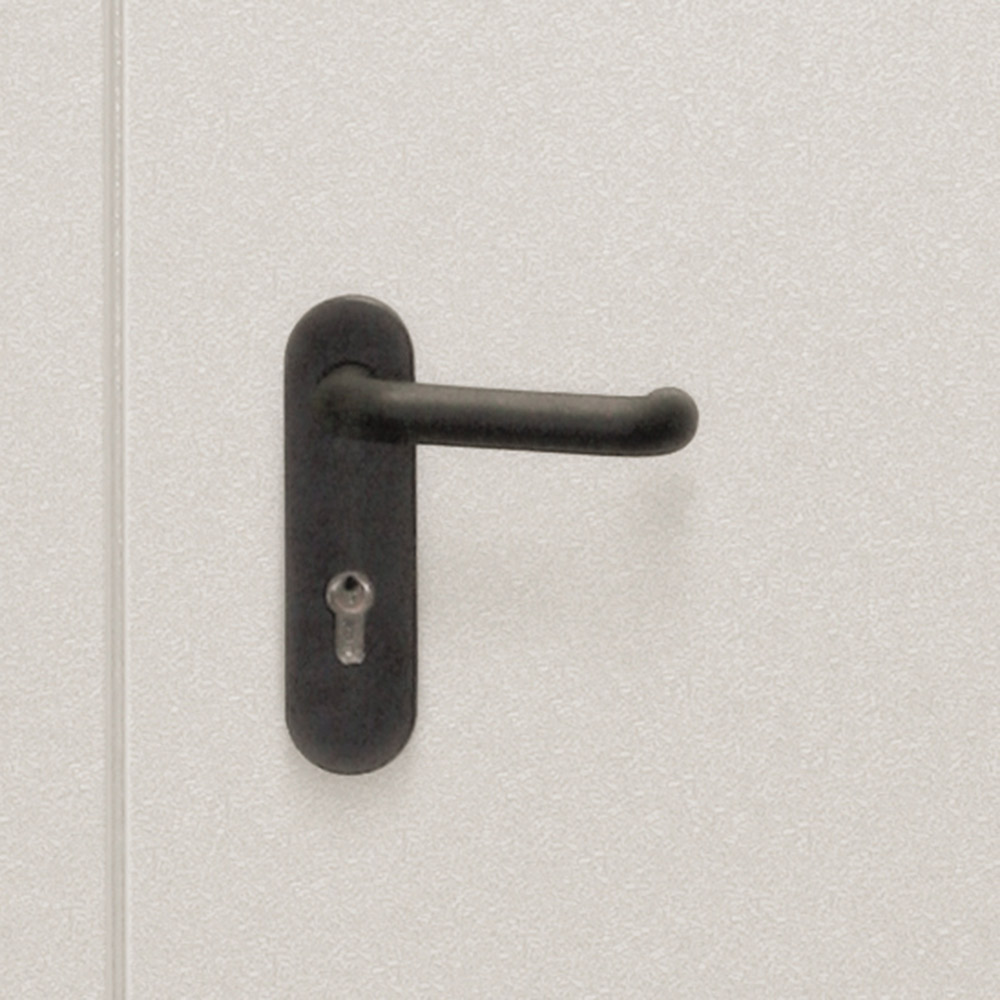 Дверь противопожарная Промет ДП-EIS-60 глухая левая серый RAL 7035 950х2050 мм