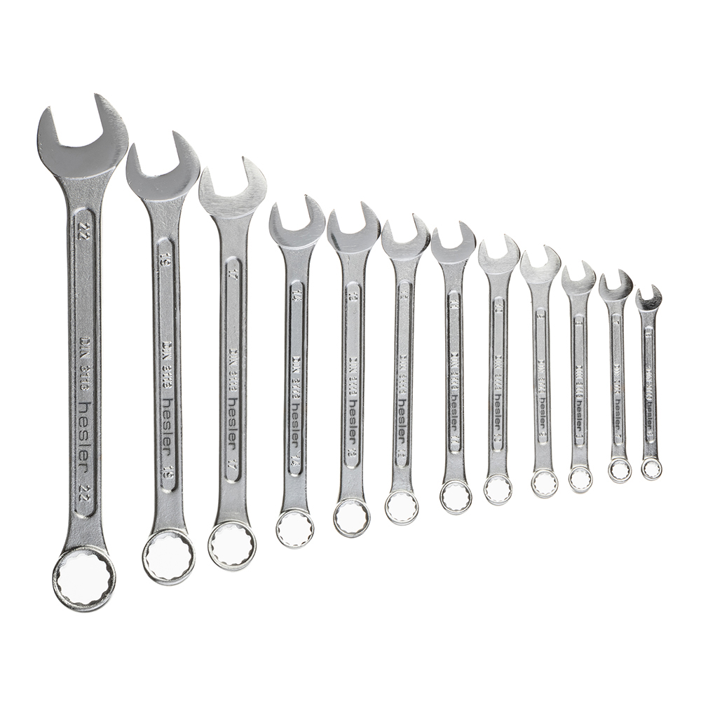 Набор гаечных ключей комбинированных Hesler 6-22 мм (12 шт.)