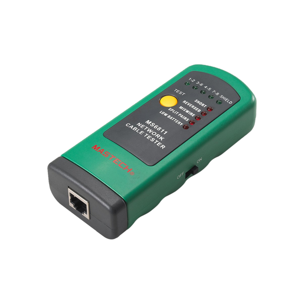 Тестер кабеля с генератором сигнала Mastech MS6811 RJ-45 (13-1224)
