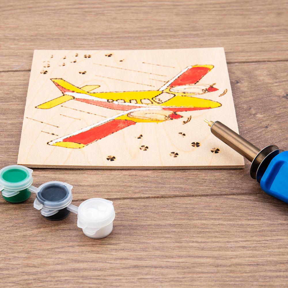 Выжигатель Rexant 30 Вт 230 В 7 насадок (12-0186)