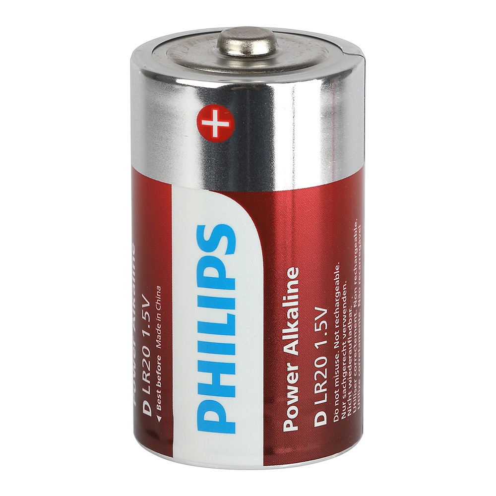 Батарейка Philips Power D LR20 1,5 В (2 шт.) (Б0062732)