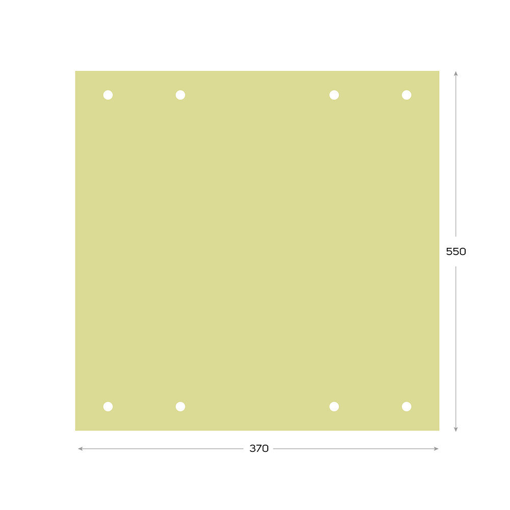 Коврик для виброплиты SVR-60T полиуретановый Patriot 550х370 мм (540123061)