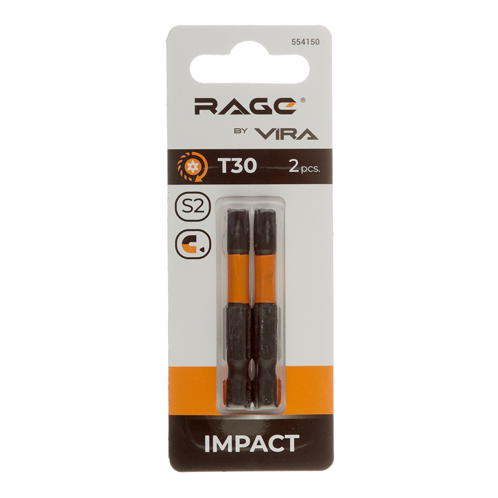 Бита Rage by Vira (554150) TORX T30 магнитная 50 мм торсионная (2 шт.)