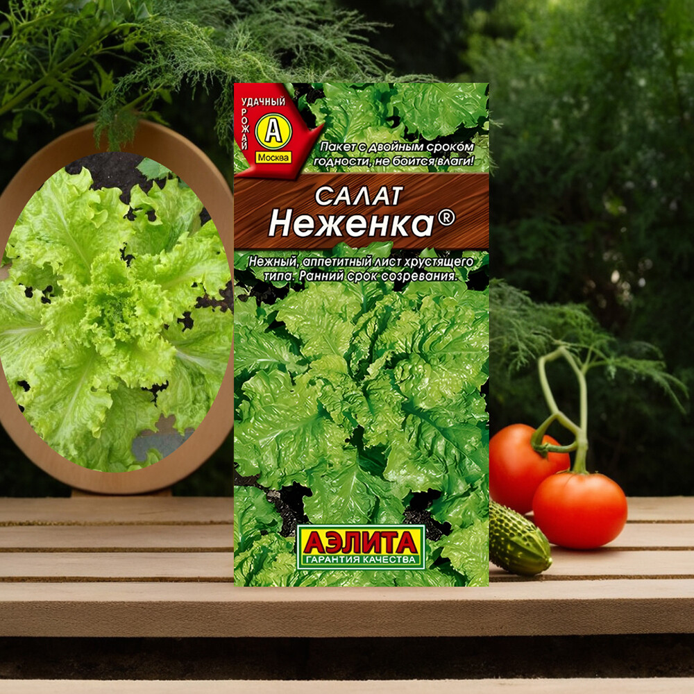Салат Неженка листовой Аэлита 3 г
