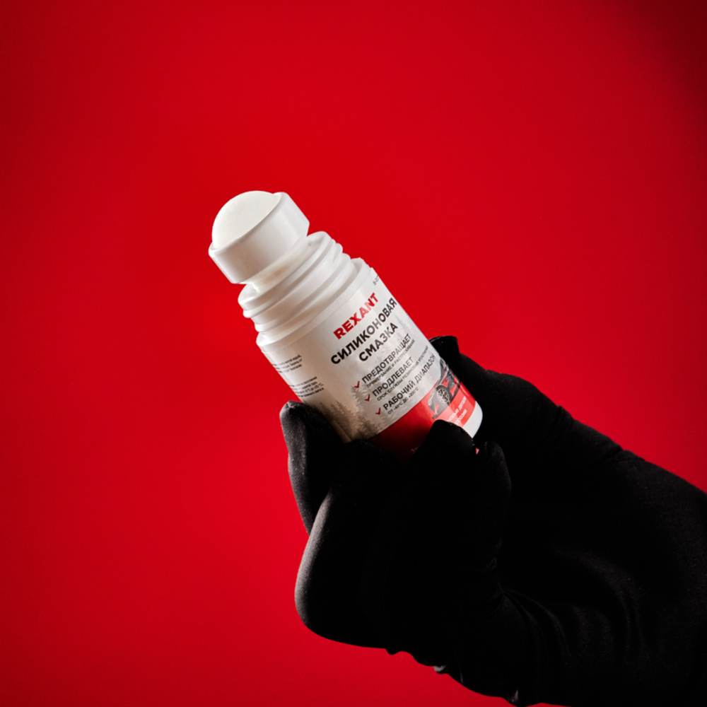 Смазка силиконовая для резиновых уплотнителей 50 мл аэрозоль Rexant