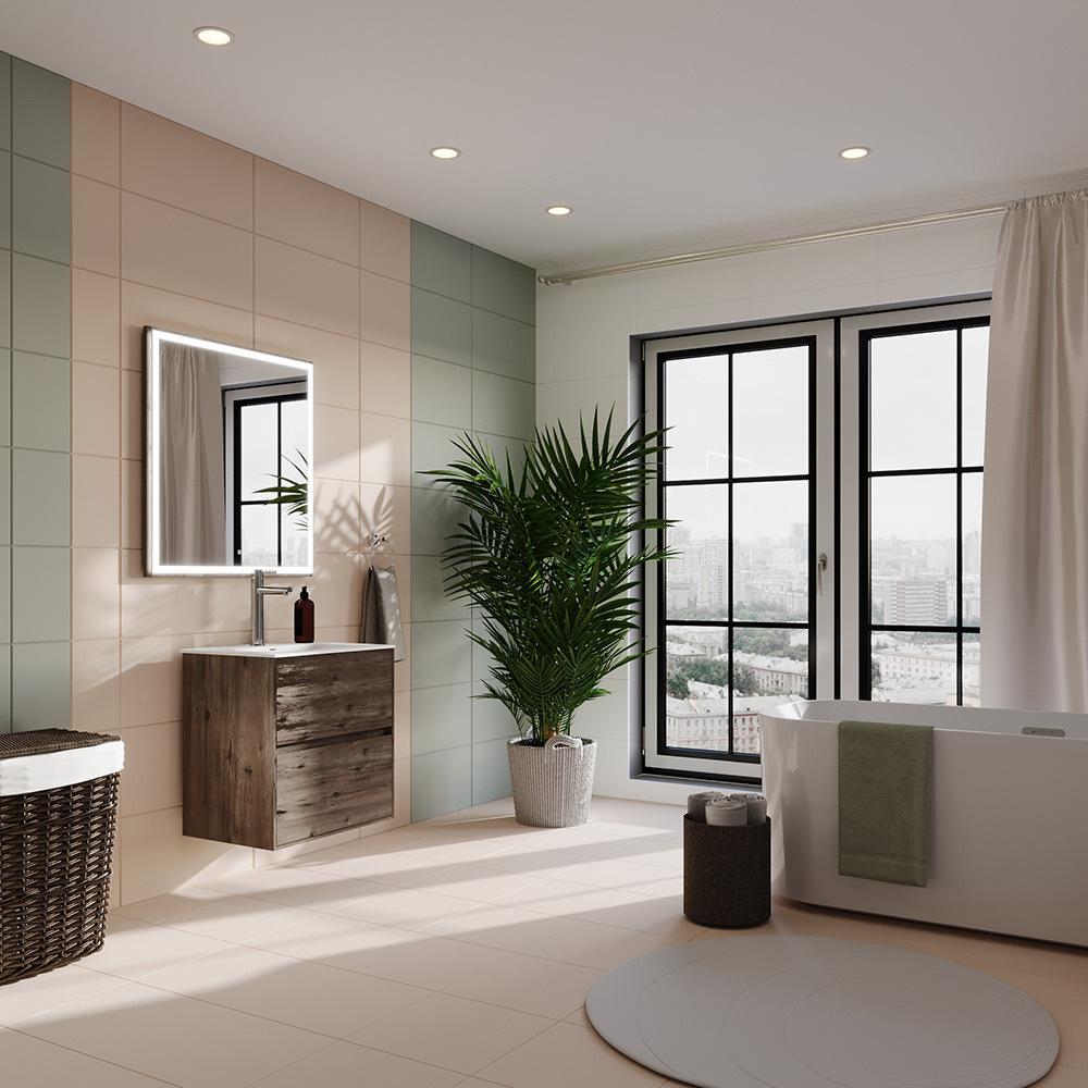 Плитка облицовочная Lavelly Monocromo Green 600x300x9 мм (10 шт.=1,8 кв.м)