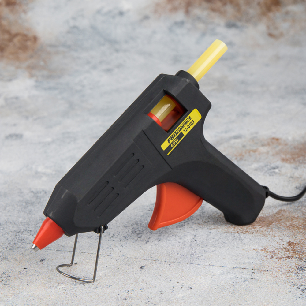 Пистолет клеевой электрический Rexant Proconnect 40 Вт (12-0103)