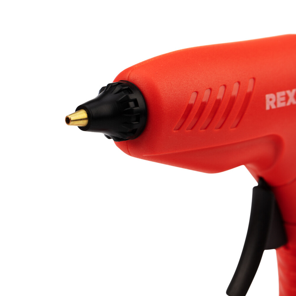 Пистолет клеевой аккумуляторный Rexant Эксперт 12 В 6,6 Ач Li-Ion 1 АКБ и ЗУ (12-1553)