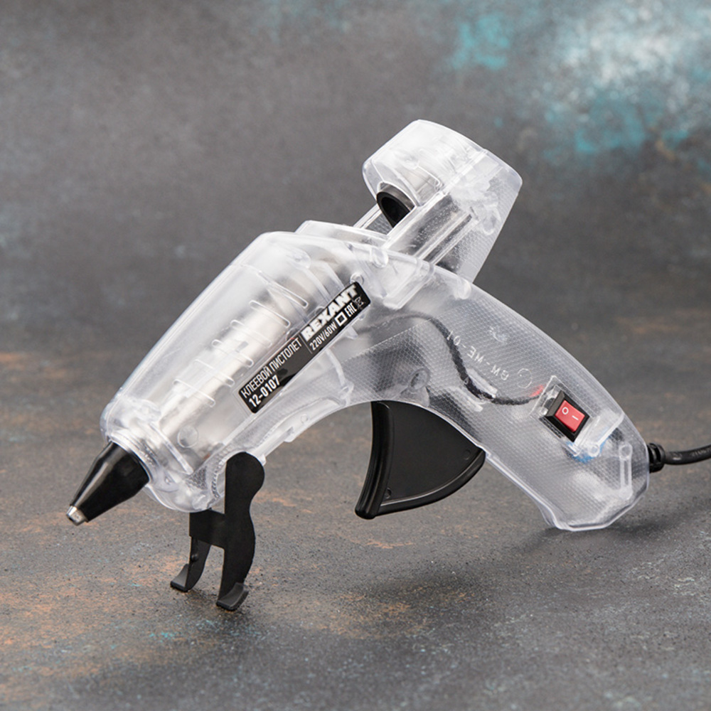 Пистолет клеевой электрический Rexant 60 Вт (12-0107)