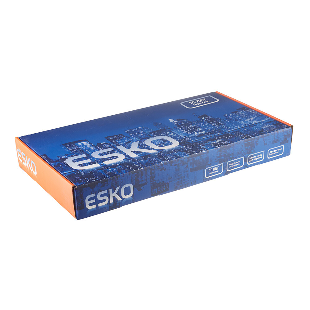 Смеситель для кухни Esko K15B черный с гибким изливом однорычажный