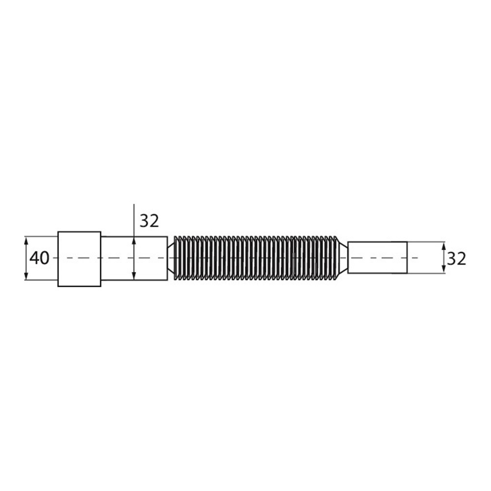 Гибкое соединение для сифона Wirquin d32х32/40 мм (30718004)