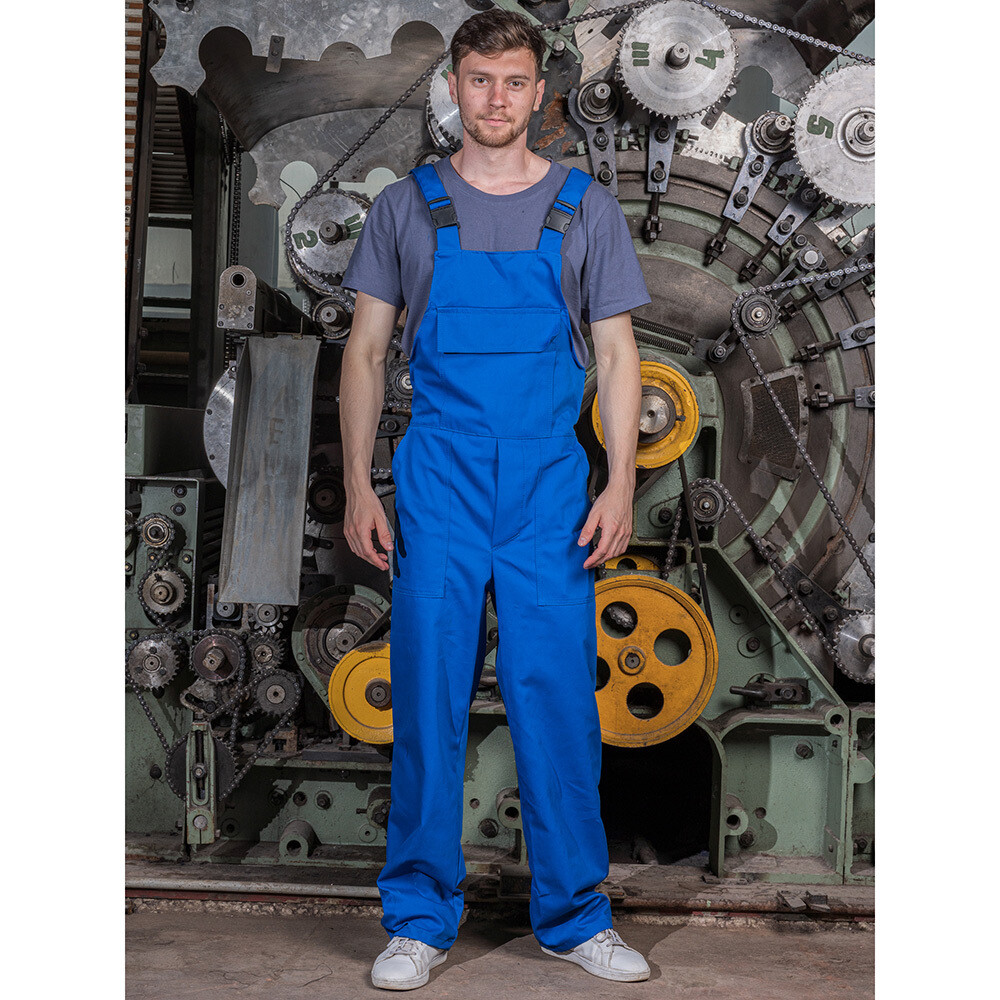 Полукомбинезон рабочий Бригадир 48-50 рост 170-176 см васильковый