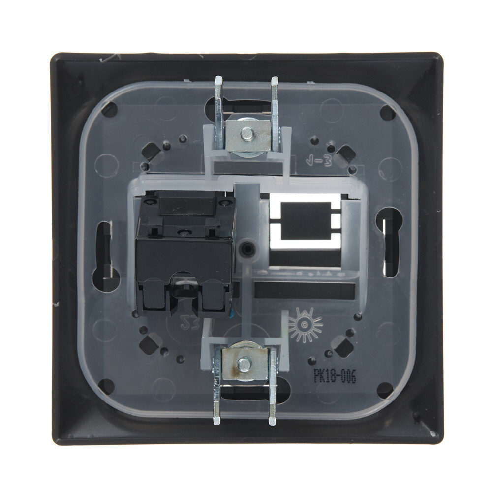 Розетка компьютерная Svet Стиль встраиваемая графит RJ45 (EV 0365-2111)