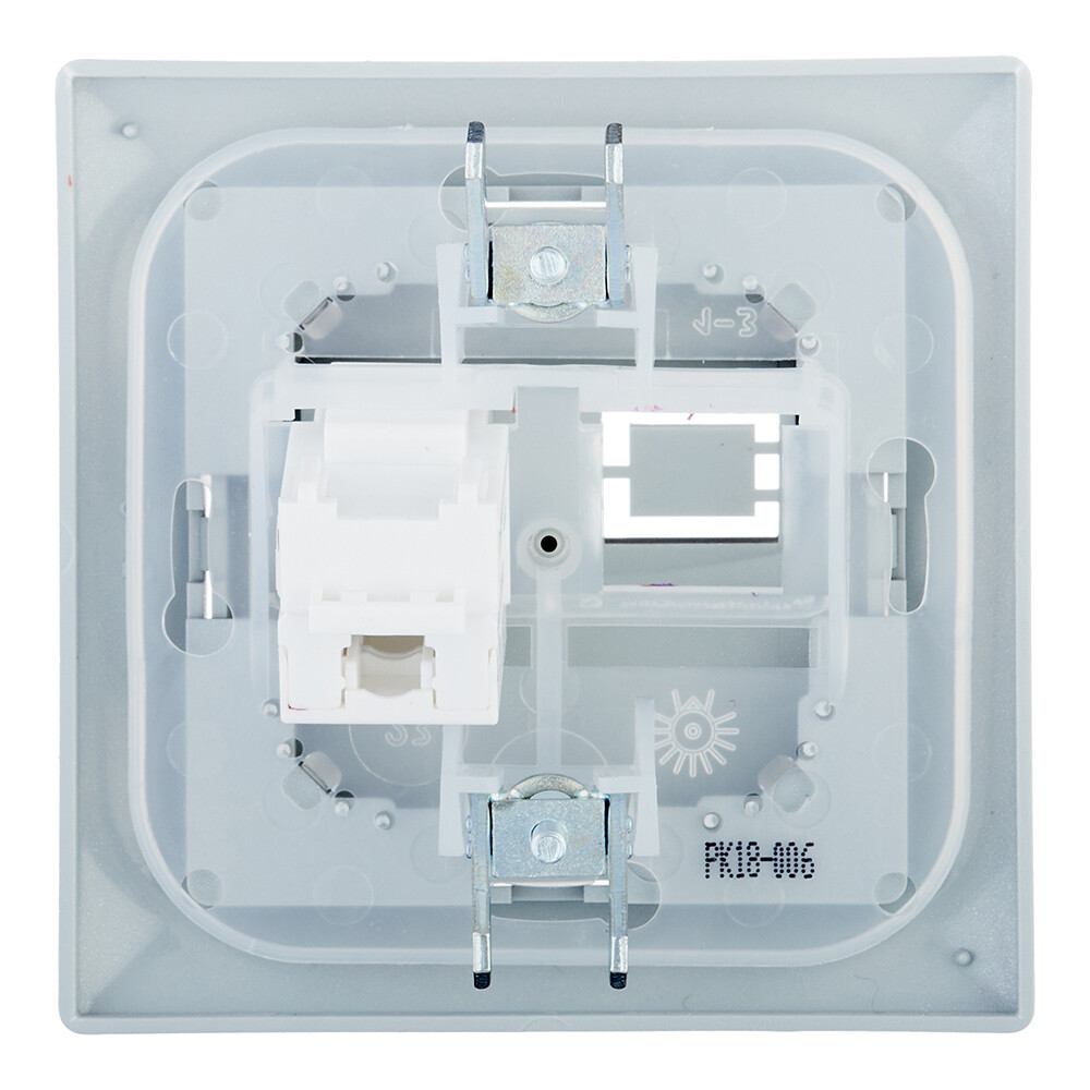 Розетка компьютерная Svet Стиль встраиваемая серебро RJ45 (EV 0365-2118)