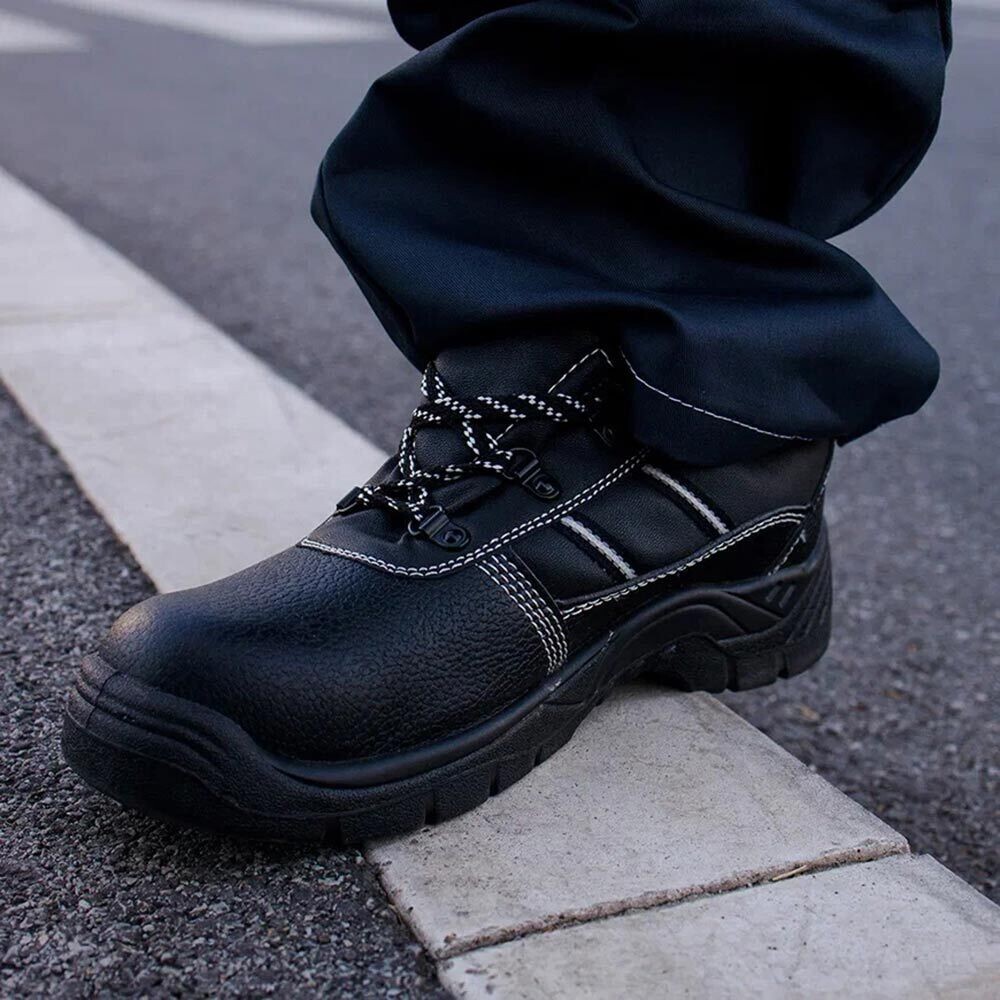 Ботинки из искусственной кожи с защитным подноском размер 41 черные Мистраль Аскет (134481)