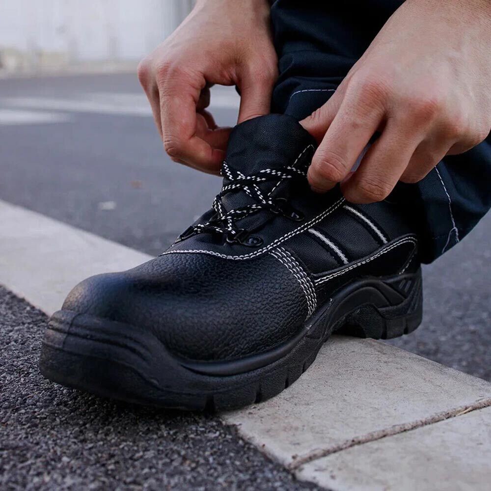 Ботинки из искусственной кожи с защитным подноском размер 41 черные Мистраль Аскет (134481)