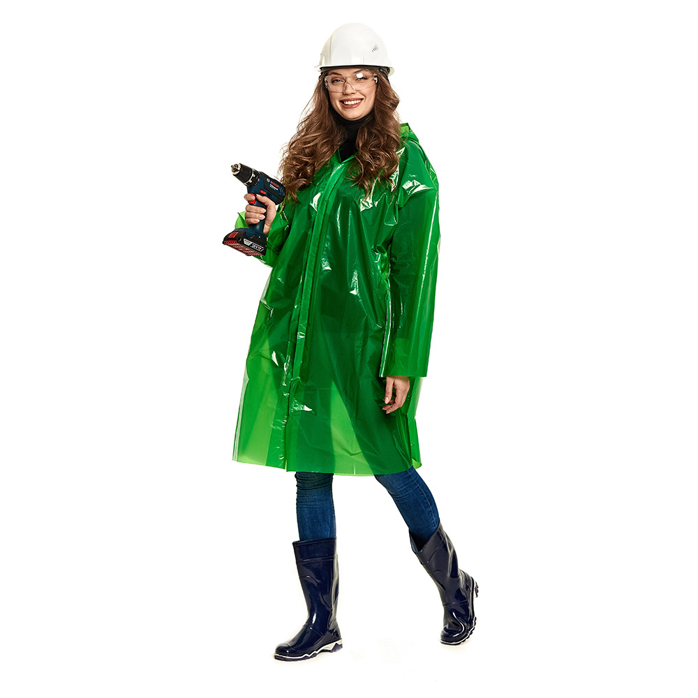 Плащ влагозащитный унисекс ПВД ГК Спецобъединение 44-56 (S-XXL) рост 175 см