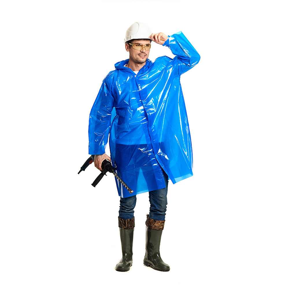 Плащ влагозащитный унисекс ПВД ГК Спецобъединение 44-56 (S-XXL) рост 175 см