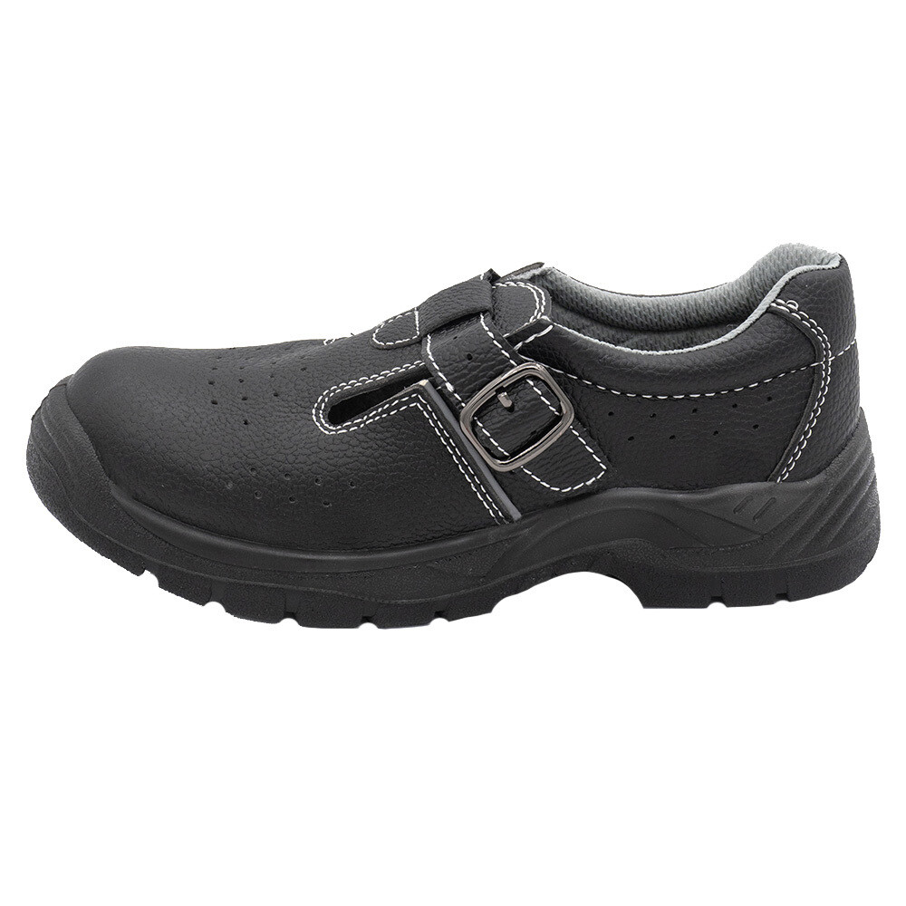 Сандалии рабочие из искусственной кожи с защитным подноском размер 42 черные Мистраль Аскет (134464)