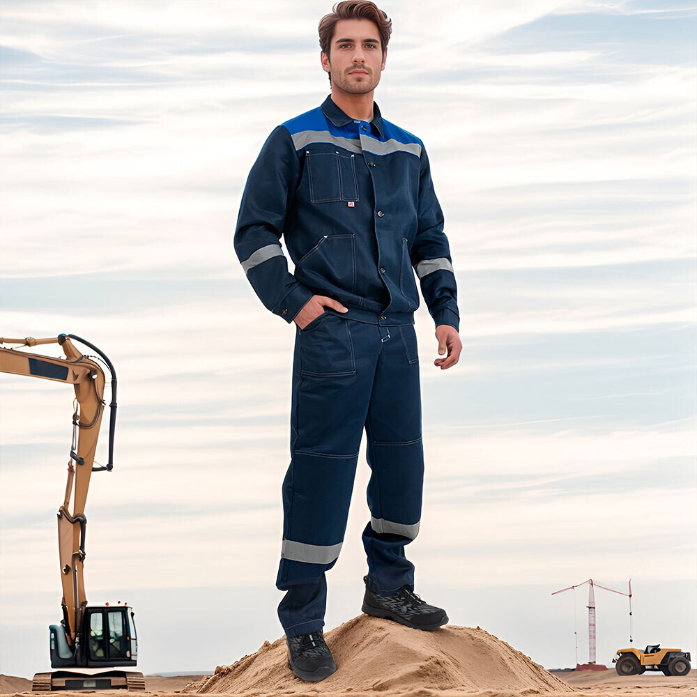 Костюм рабочий Спрут Енисей 48-50 рост 170-176 см темно-синий