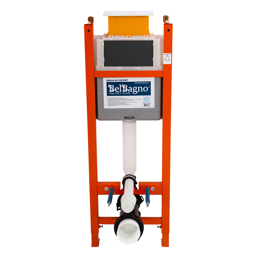 Инсталляция BelBagno Expert 40 для подвесного унитаза узкая без кнопки (BB004-40 EXPERT)