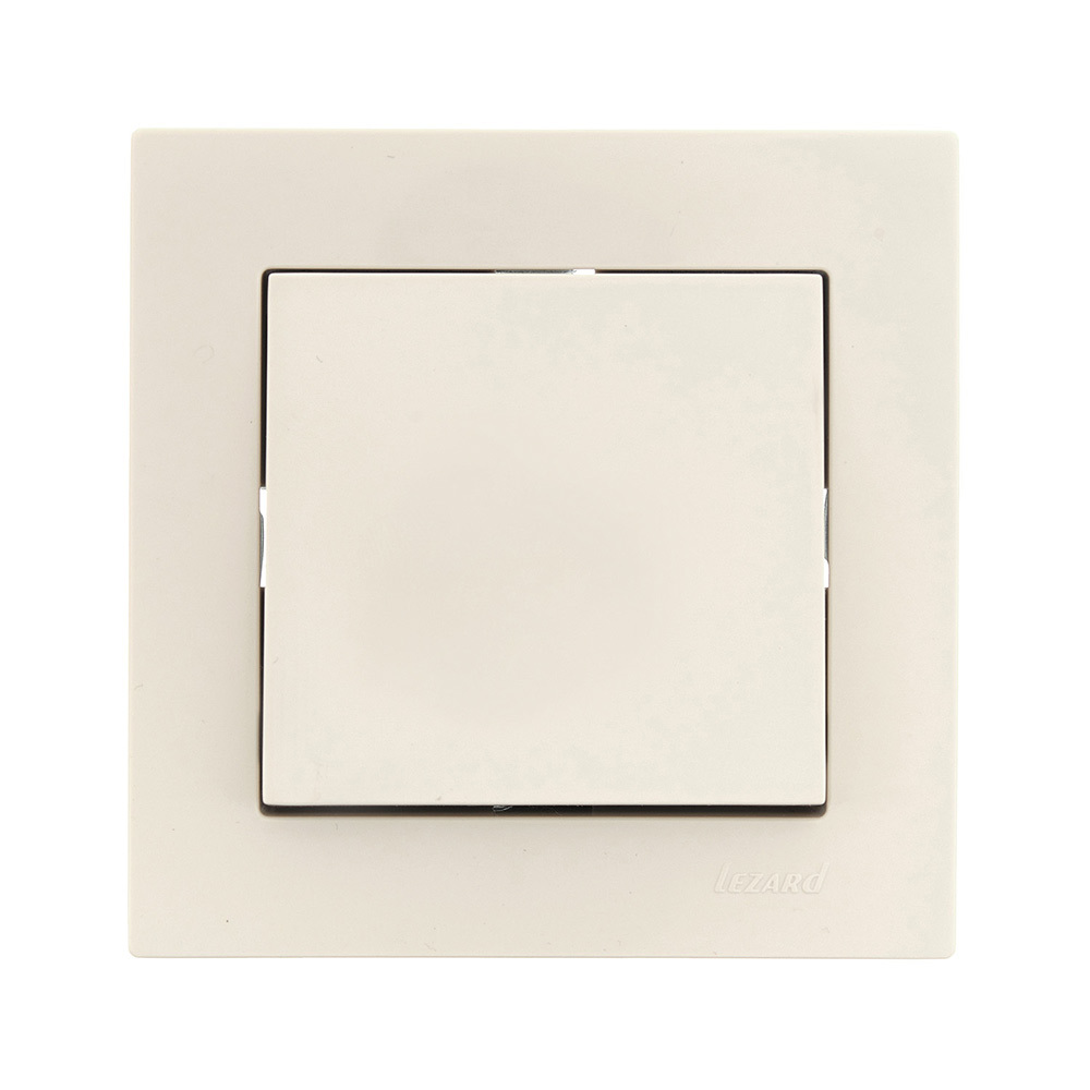 Рамка Lezard Vesna одноместная крем (742-0300-146)