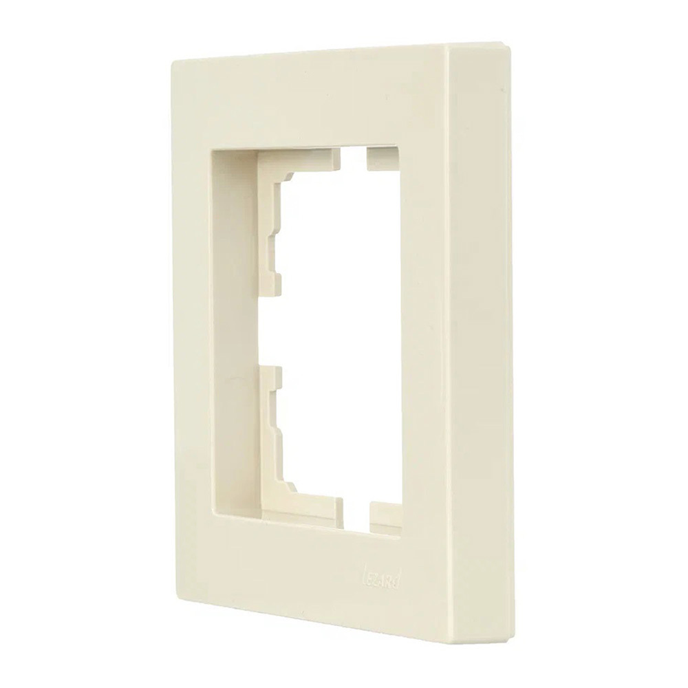 Рамка Lezard Vesna одноместная крем (742-0300-146)