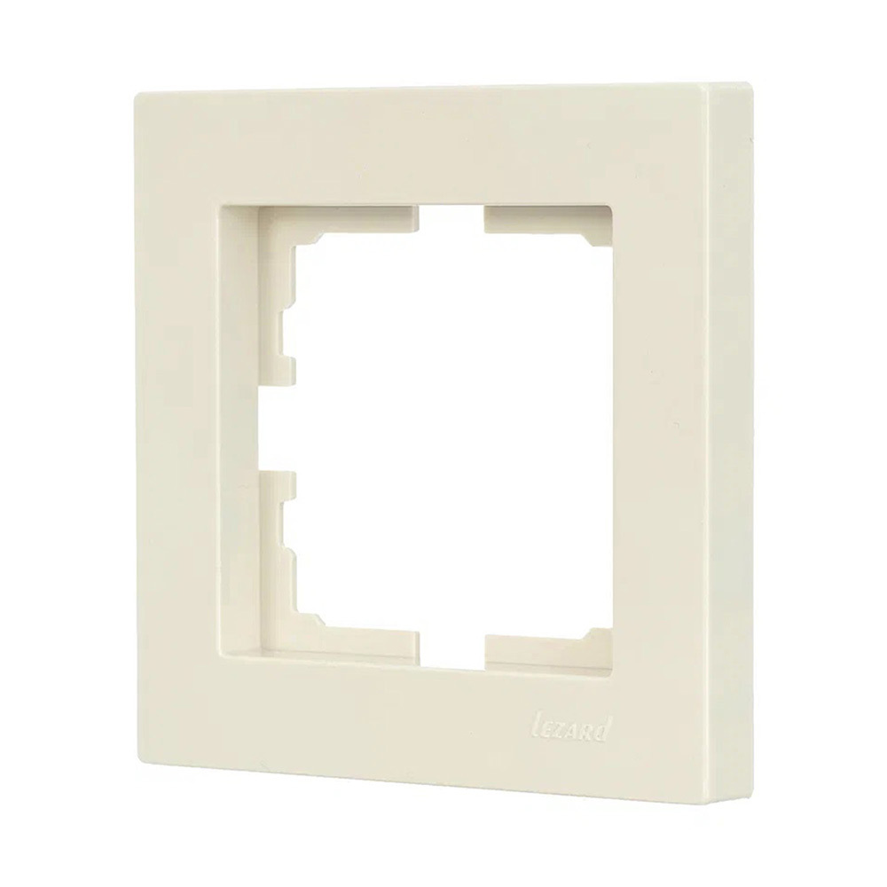 Рамка Lezard Vesna одноместная крем (742-0300-146)